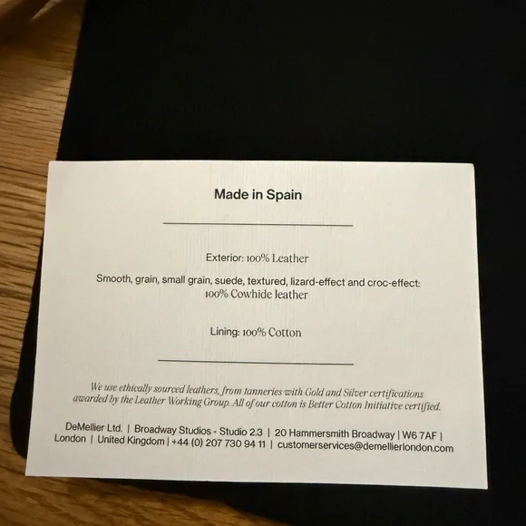 DeMellier Nano Montreal Handbag Genuine Leather - Picture 3 of 16